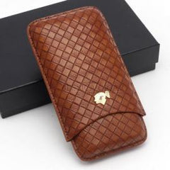 Woven Pattern  Cigar Case