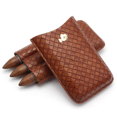 Woven Pattern  Cigar Case